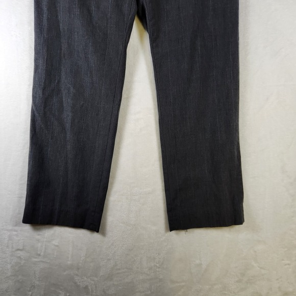 Banana Republic Classic Fit Dress Pants 34x32 Gray Pinstripe 100% Cotton Bahrain - Picture 3 of 9